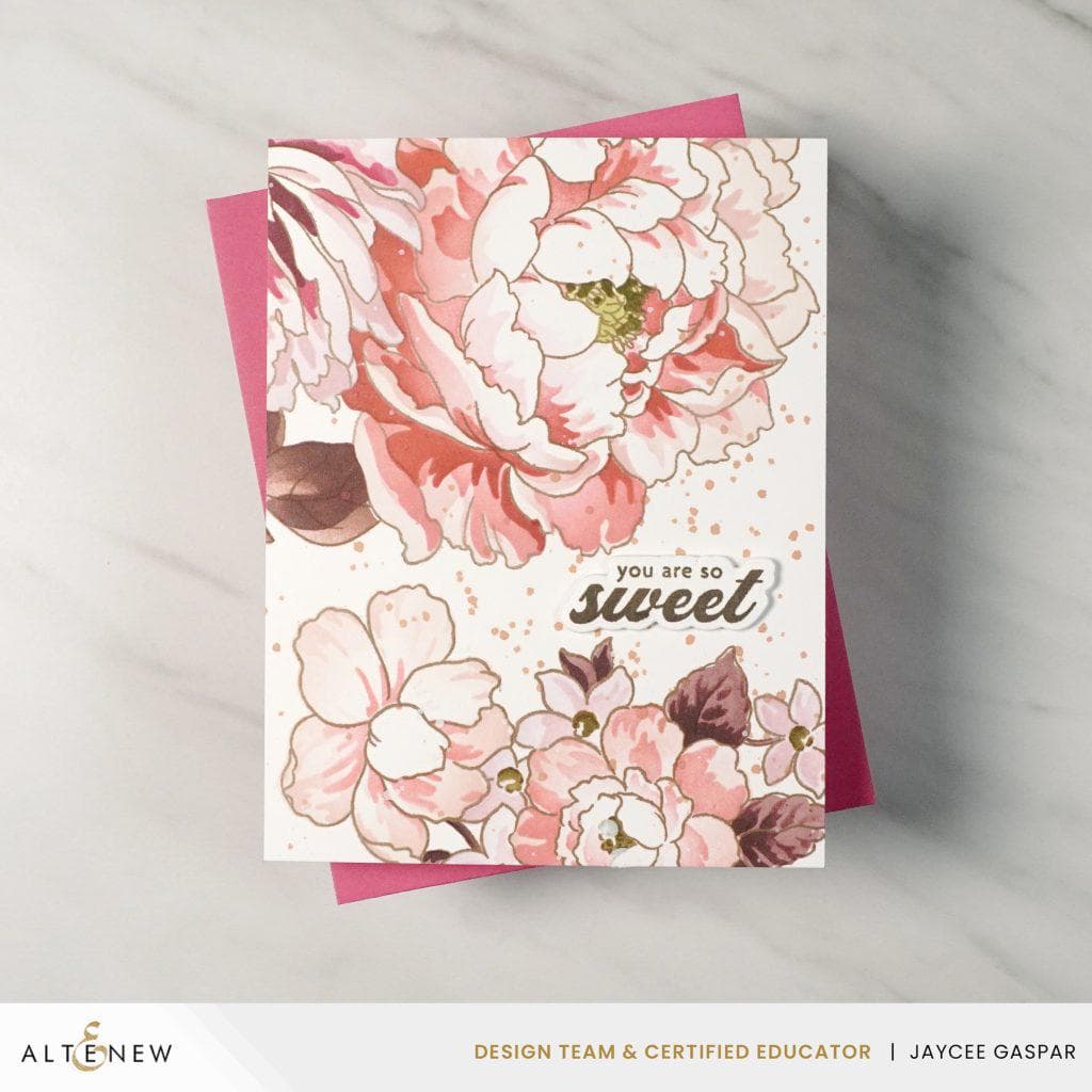 4 easy and quick floral cards using Altenew's Stampwheel 2.0