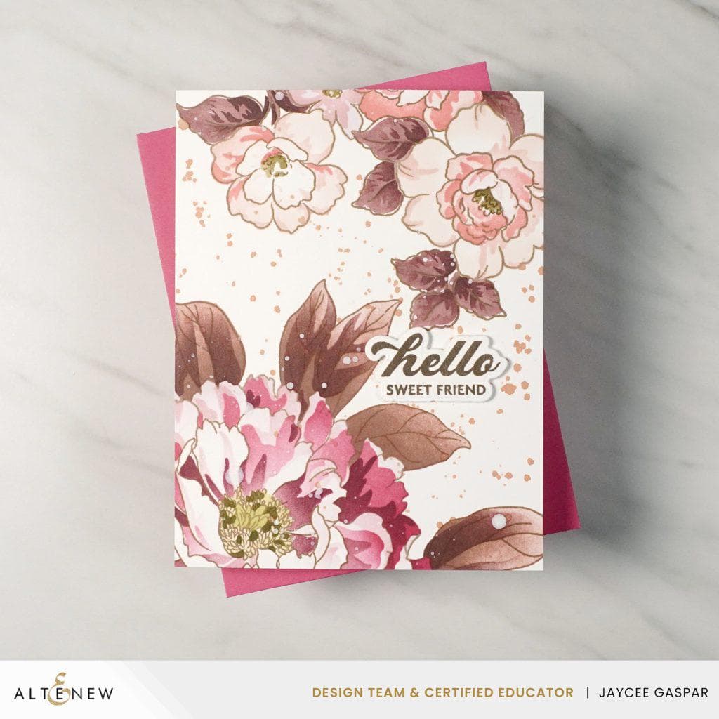 4 easy and quick floral cards using Altenew's Stampwheel 2.0