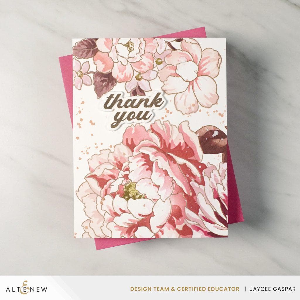 tips for quick floral cards using the stampwheel 2.0